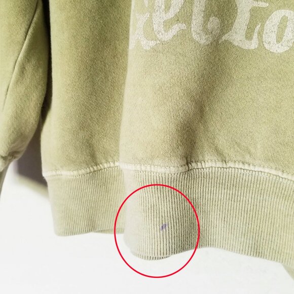 Billabong Ride In Sweatshirt Faded Green XL Keep Shining Graphic Oversized Crew - Picture 12 of 16